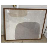 Framed Abstract Art Print- 42' x 34ï¿½