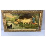 Framed Oil Painting