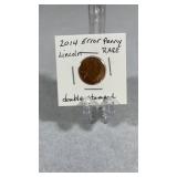 2014 Lincoln Error Penny- Double Stamped
