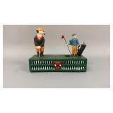 Cast Iron Golfer Bank