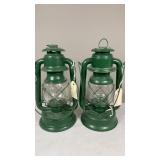 2, Green Embury MFG Company Oil Lamps