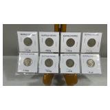 8 Buffalo Nickles