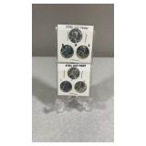 6 Steel War Cents P-D-S