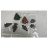 7 Indian Arrow Heads