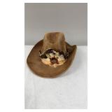 YA Faux Suede CowBoy Hat- Size Unknown