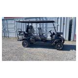 Future 60Volt  6 Person Golf Cart Red