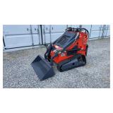 ZJG ZJ-380 Mini Skid Steer Orange