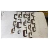 Assortment of Metal Clamps