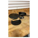 Cast Iron Griddle- Fry Pan-Press and Iron