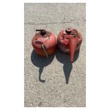 2 Huffy & Eagle Metal Gas Cans