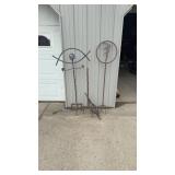 3 Garden Sprinklers 1 has Top Broke Off