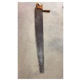 Vintage One Man Cross Cut Saw