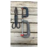 5" & 6ï¿½ C Clamps W/Tin Snips