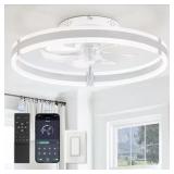 20" Indoor Dimmable LED Fan