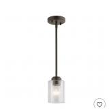 Winslow 1 Light Olde Bronze Mini Pendant Light