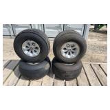 18x8.50x8 Golf Cart Tires With Rims and Hubcaps