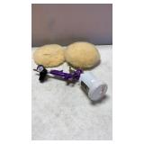 Pneumatic Spay Gun and 2 Buffer Pads