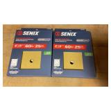 2 25Packs Of 60 Grit 4.5"X5.5ï¿½ Sanding Sheets