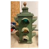Vintage Wooden Traffic Light Signal