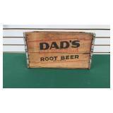 Dads Old Fashion Root Beer Wood Crate