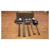 Assortment of Early Hand Tools and Gauges in