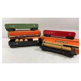 Lionel trains, 3 Gondola Cars & a Lumber Car