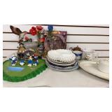 Misc. Lot of Glassware and Decorations