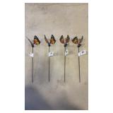 4 15" Decretive Garden/Pot Stakes