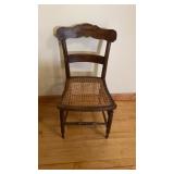 Antique Chair With Cane Seat