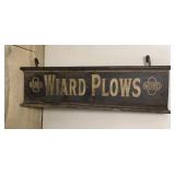 Wooden Wiard Plows Signs