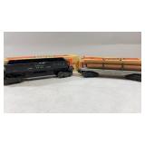 Lionel Dump Car and Flat Car