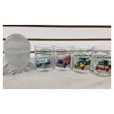 Viking Glass Piece & Hess Drinking Glass Set