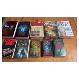6-Stephen King Hard Cover Books, 4-Paper Back