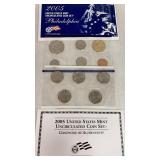 2005 U.S. Mint Uncirculated Philadelphia Coin Set