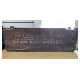 Vintage US Military Wooden Crate