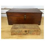 2 Wooden Chests