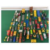 Assortment of HotWheels and Toy Cars