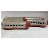 Vintage Lionel Lines Model Train Passenger Cars