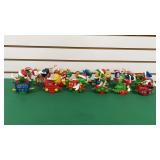 Assortment of Holiday M&M Decorations