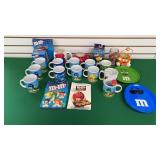 M&M Cups, Plates, Magnets, etc.