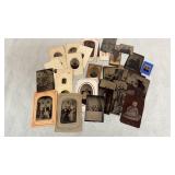 Box Lot Of Tin Types
