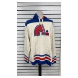 Quebec Nordiques Lacer Pullover Hoodie Size, XL