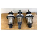 3 Victorian Style Outdoor Lamps