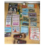 Lot of Puzzels, Pez Machines, Toy Cars and