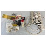 Nails, Ext. Outlet Cords, Cup Hooks, Etc.