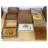 Assortment of Cigar Boxes