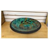 Mosaic Handmade Colored Glass Tiles Centerpiece