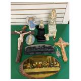 Miscellaneous lot of Religious Decorations