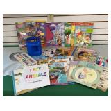Activity Books, Coloring Books, Crayons, Paints