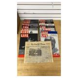 Assortment of Life Magazines